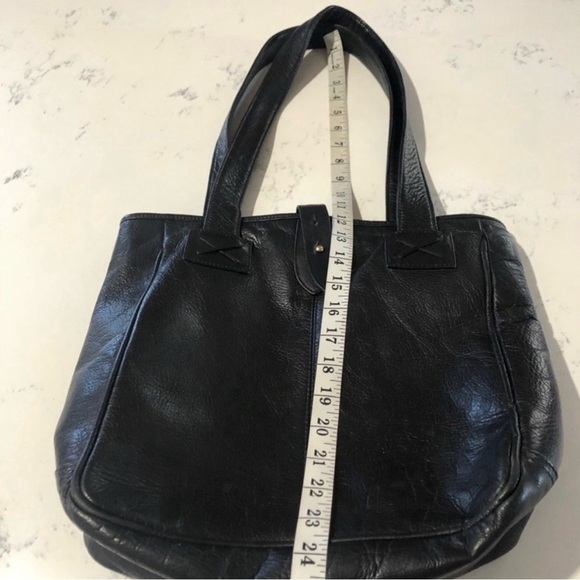 CLAVA America shoulder black leather bag - Picture 9 of 12